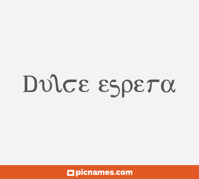 Dulce espera